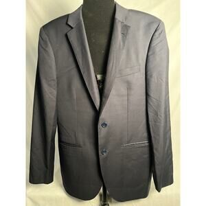 Privé Baron Super 150s Wool Blazer Men’s 40L Navy Luxury Jacket